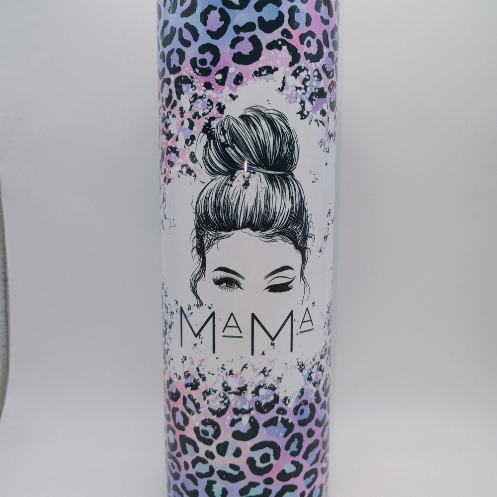 Cheetah Print Mama Tumbler